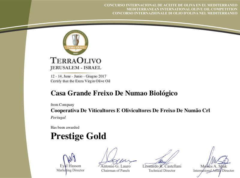 Freixo De Numão vence o prémio Prestige Gold